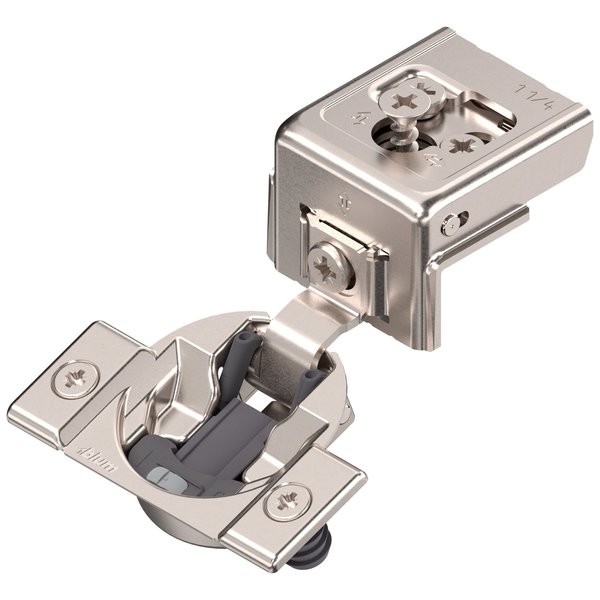 Blum 110 Degree 1-1/4in Overlay Blumotion Soft-closing Doweled Compact Clip Hinge 31C358BS20